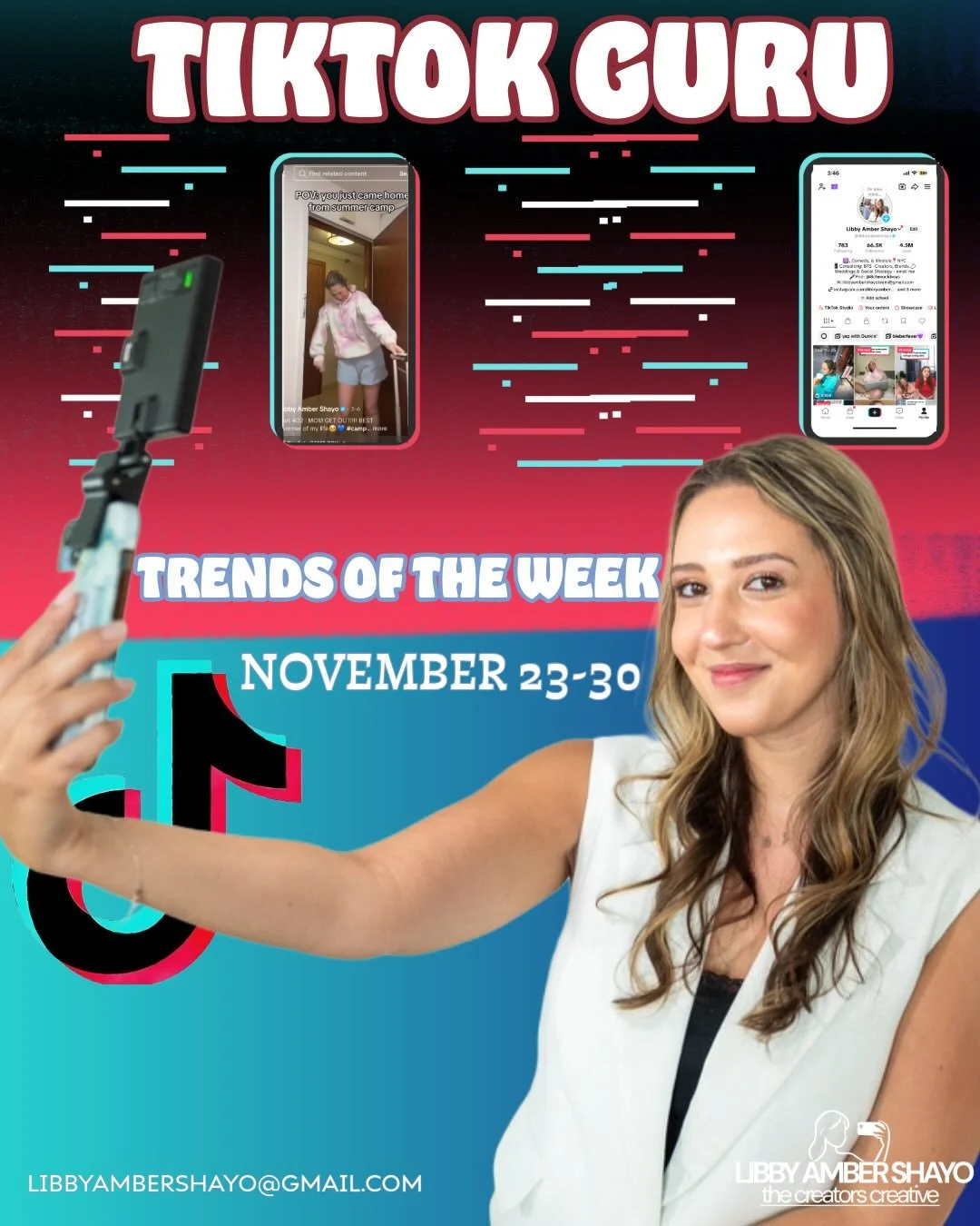 TikTok guru Libby here 🔮✨Two trends you need to jump on ASAP&hellip;. Now go make the thing! It is very important that you do. 😉

#TikTokTrends #CreatorCoach #ItIsVeryImportantThatYou #ContentCreatorTips #ReelsTrend #SocialMediaStrategy #CreatorLif