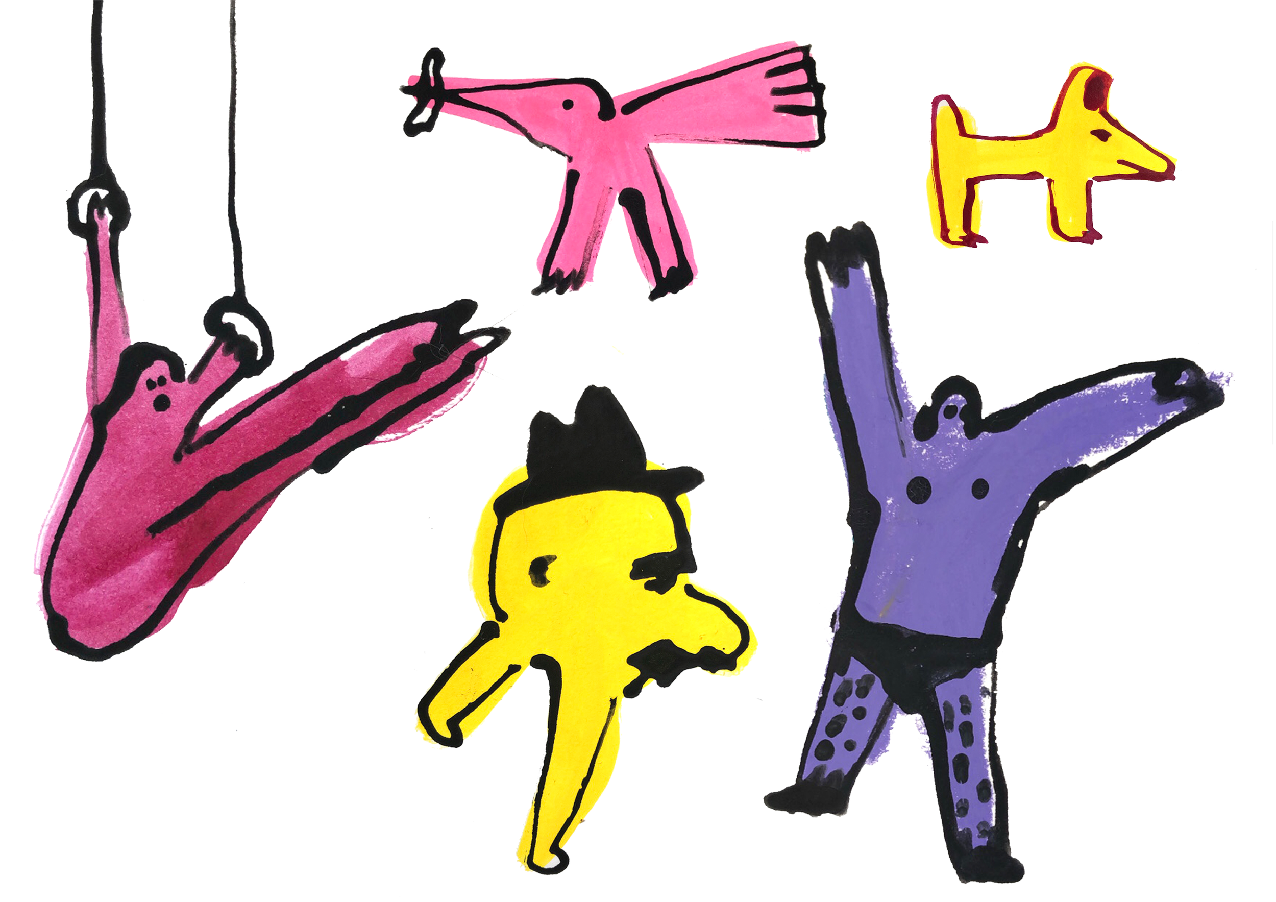 UAL Drawing Club | The shape game | Trudi Esberger