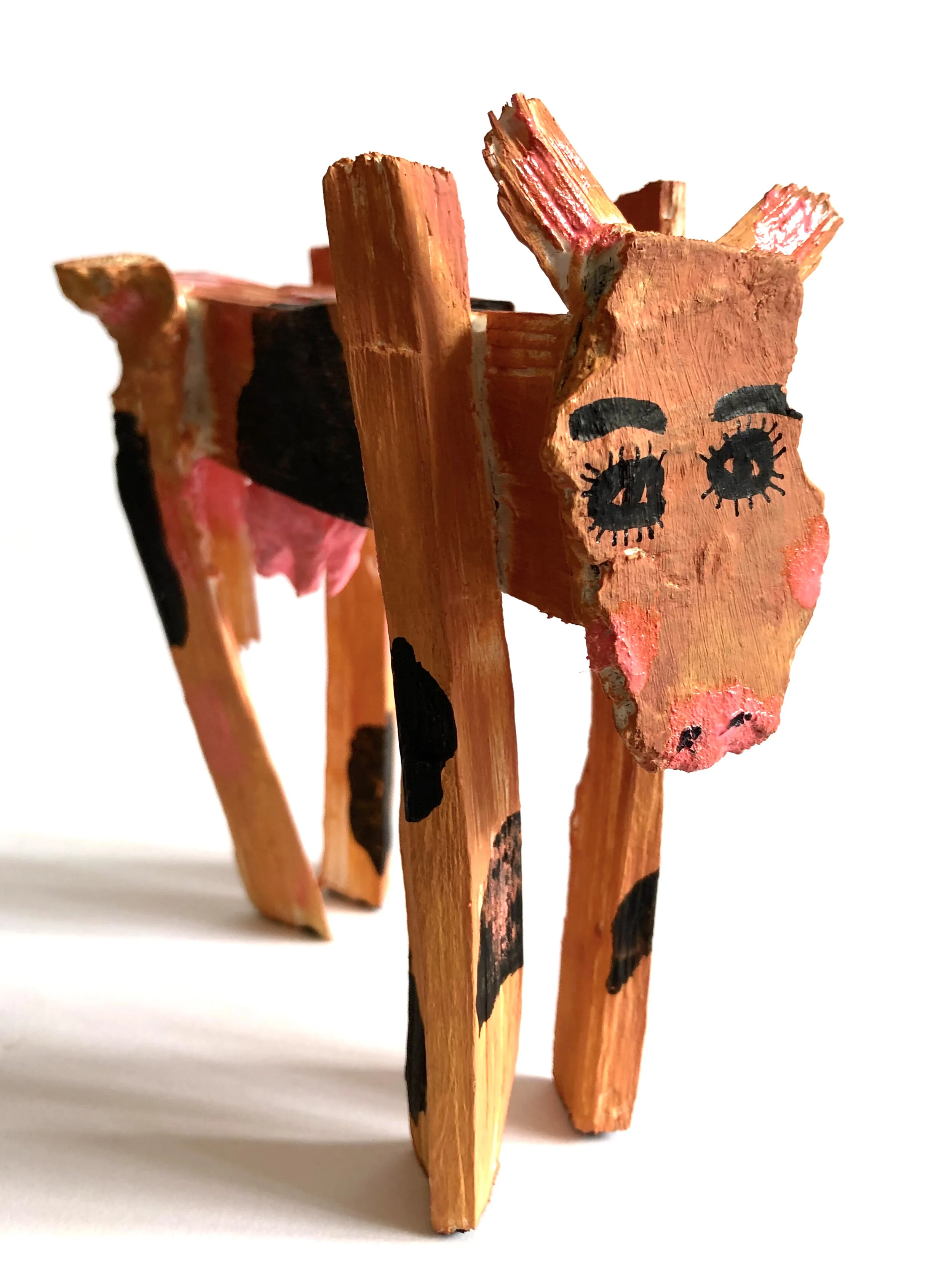 Illustration | Sculpture | Wood | Cow | Trudi Esberger