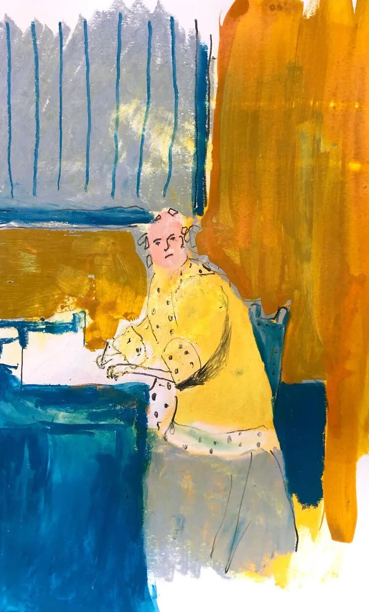 Drawing | Illustration | The Yellow Wallpaper | Trudi Esberger