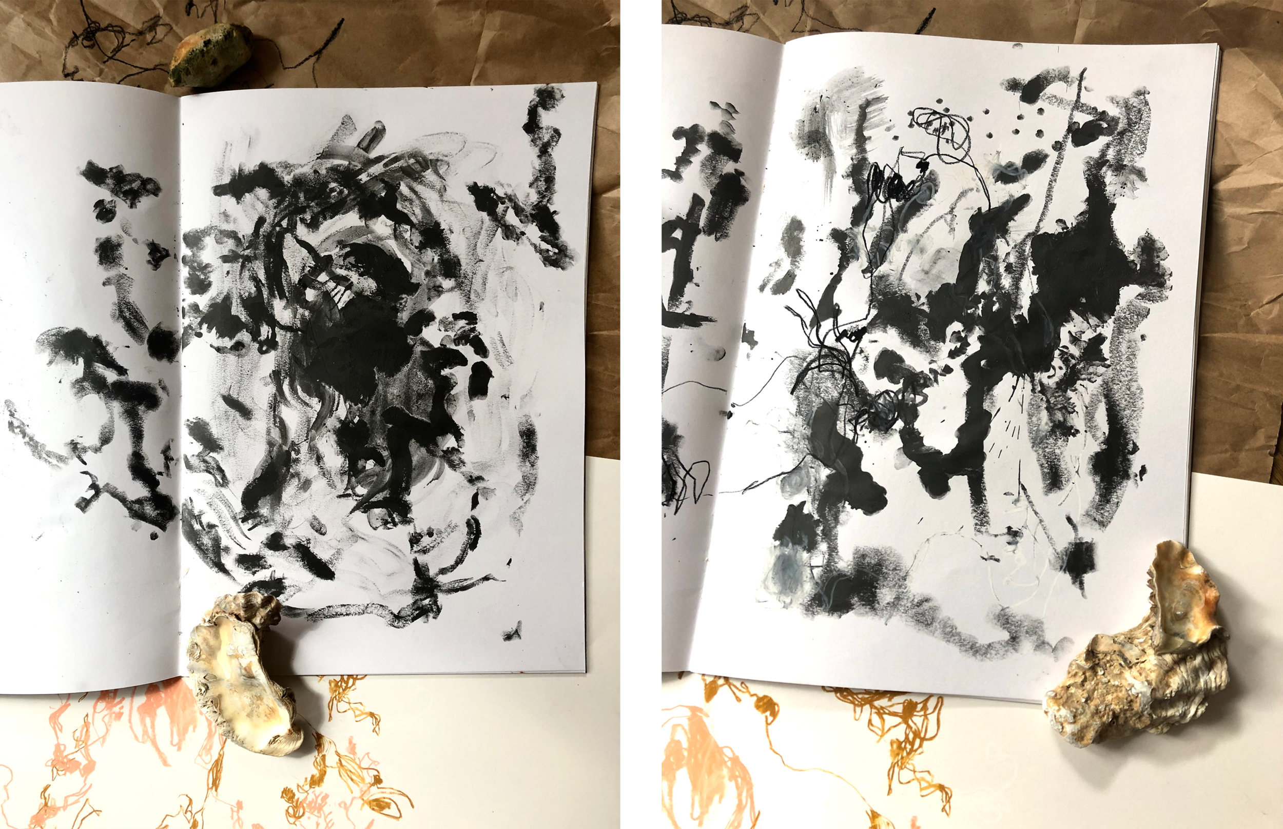 UAL Drawing Club | Drawing texture | Trudi Esberger