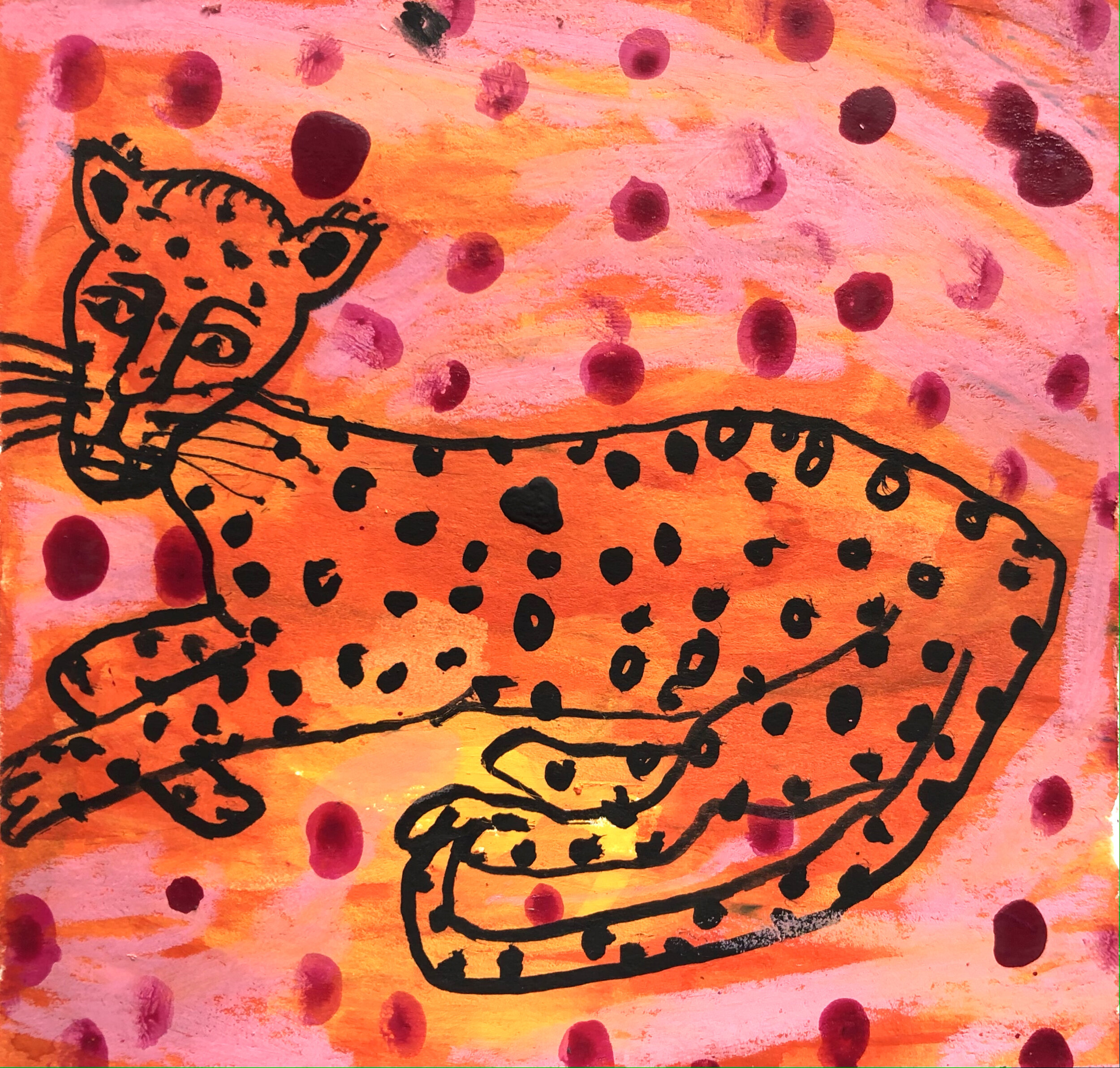 Drawing | Illustration | Animal | Lepoard | Trudi Esberger