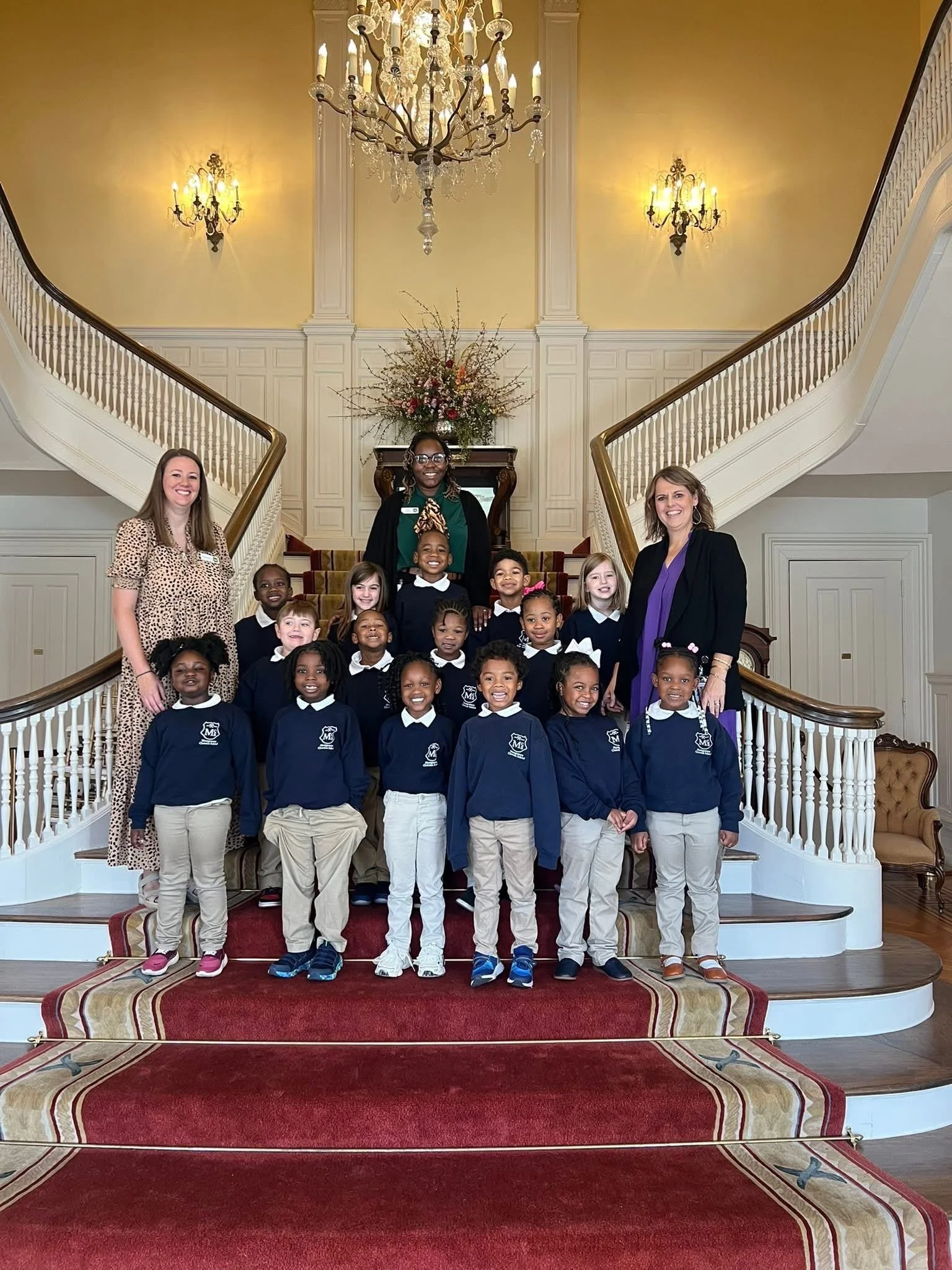 Montgomery Christian School Kindergarten students perform at the 77th annual Turkey Pardoning
