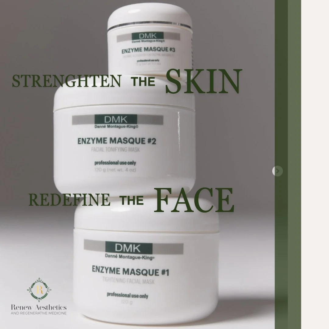 Rebuild. Strengthen. Restore.
DMK Enzyme Therapy isn’t your typical facial — it’s a paramedical treatment that re-educates the skin to function like it should. Each level works deeper to restore oxygen flow, stimulate circulation, a