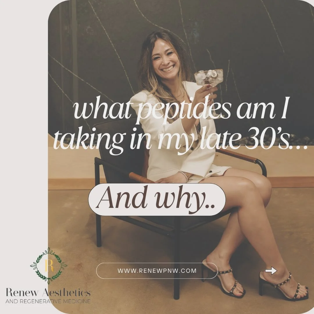 Entering my late 30&rsquo;s with intention &mdash; and peptides are part of my wellness strategy.

This year, I&rsquo;m focusing on cellular health, recovery, body composition, and longevity, not quick fixes. These are the peptides I&rsquo;m personal