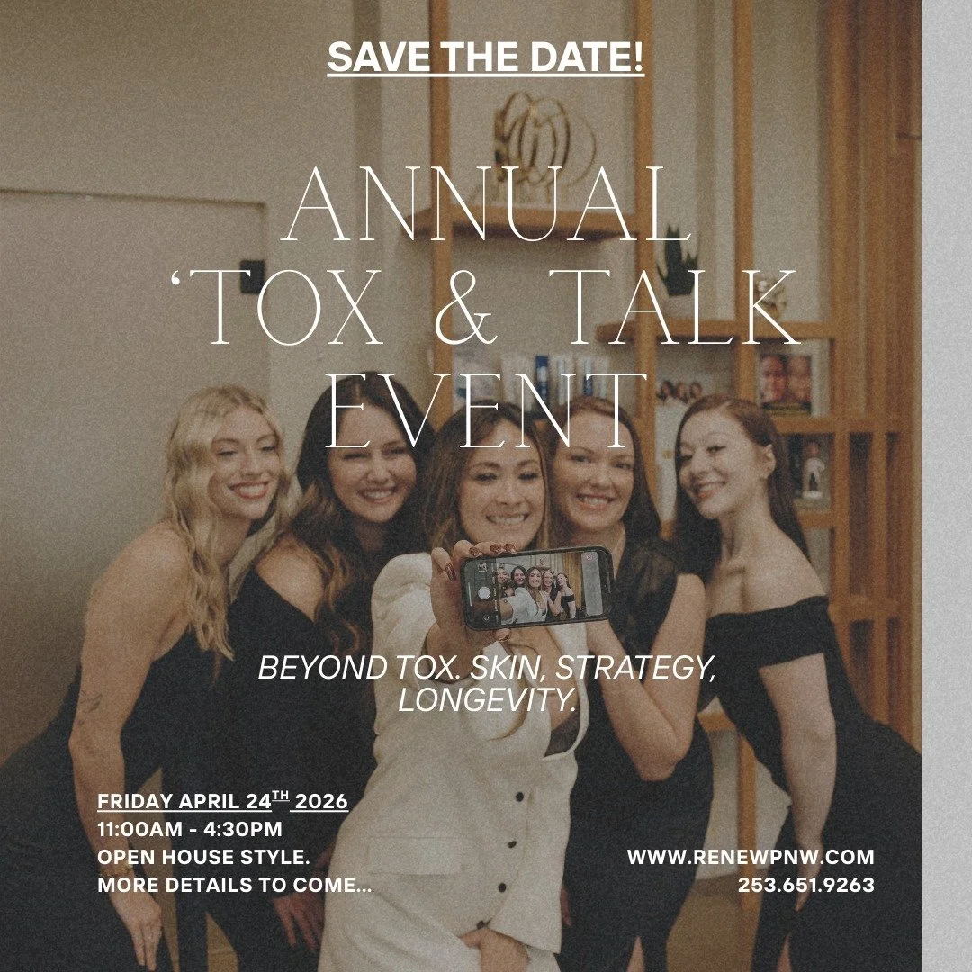 Beyond tox: skin, strategy, longevity.

SAVE THE DATE! More details and discounts to come...💕