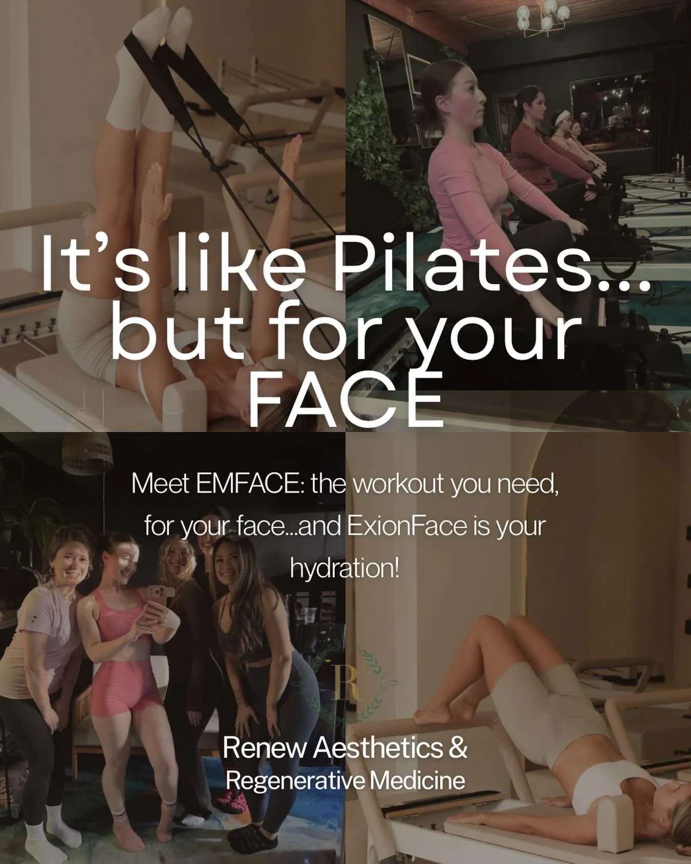 POV: your skincare routine just met its personal trainer.

It&rsquo;s not just like Pilates&hellip; it&rsquo;s precision muscle stimulation + deep tissue remodeling designed for your face.

EMFACE lifts, tones, and strengthens the facial muscles you 