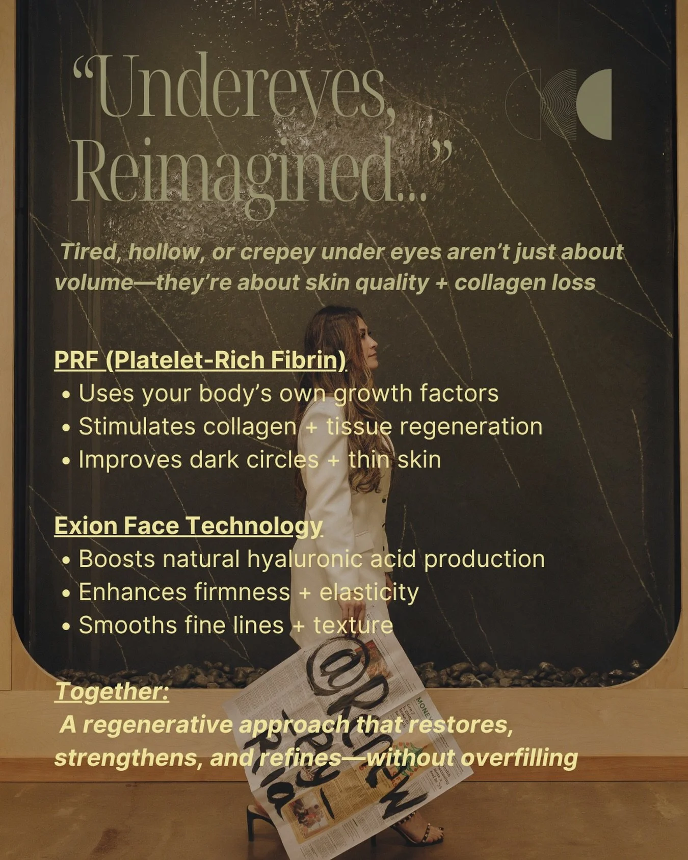 📣 The 411 on PRF Undereyes!

Interested in learning more? 💕🤩

📍 Renew Aesthetics &amp; Regenerative Medicine
📅 Consultations available now 📲253-651-9263 or 🔗BOOKING LINK in BIO