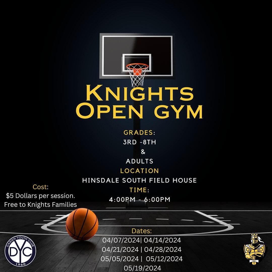 Join @darienyouthclub and the Darien Knights for some hoops this Sunday! 🏀⛹️&zwj;♀️⛹🏽 @coachepps21