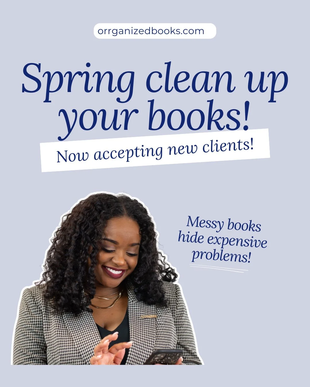 Spring is the perfect time to clean up more than just your office.

A bookkeeping spring clean gives you accurate reports, better visibility, and confidence going into the next quarter.

Why work with us?

Because you deserve clarity and confidence i