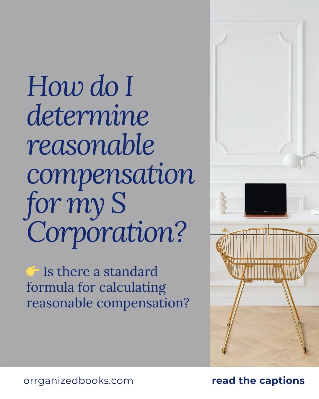 There is no standard formula for calculating reasonable compensation. It is not a fixed percentage or a simple calculation.

The IRS looks at facts and circumstances to decide what is reasonable versus unreasonable.

Some key factors include:

- The 
