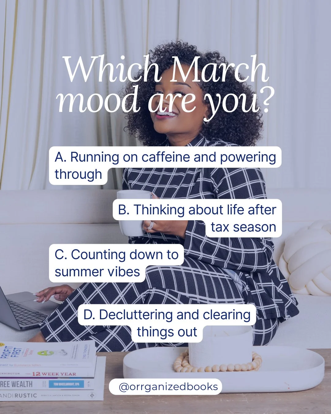 March can feel like a lot. End of Q1. Deadlines. Spring energy.

So tell us&hellip; which March mood are you?

No judgment here!

Drop your mood in the comments. 
.
.
.
#Businessbookkeeping 
#Atlantabookkeeper 
#Mcdonoughaccountant 
#Georgiabookkeepe