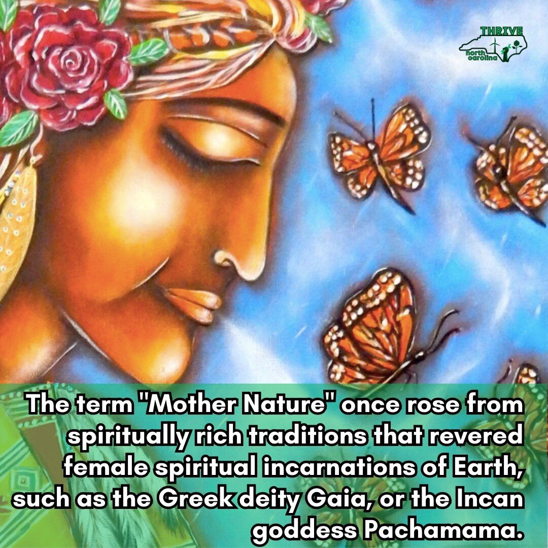 Although the term &quot;Mother Nature&quot; arose from spirtually rich traditions that revered female spiritual incarnations of the Earth, this language has been co-opted by Westrn patriarchal societies to exploit, devalue, harass, and subjugate wome