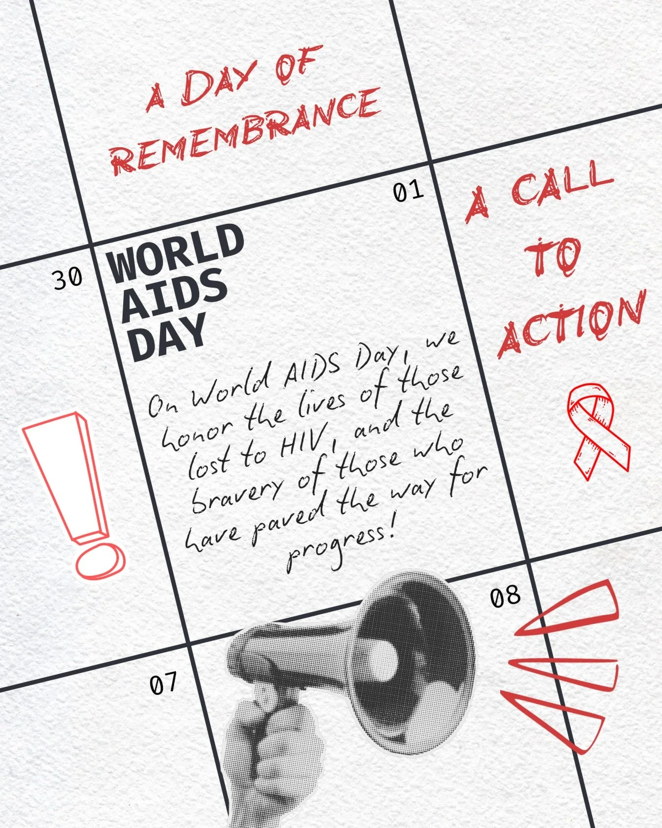 On World AIDS Day, we honor the lives of those lost to HIV and the resilience of those who have paved the way for progress.

Today is not just a day for remembrance &mdash; it&rsquo;s a call for action. There is still progress to be made! &hearts;️