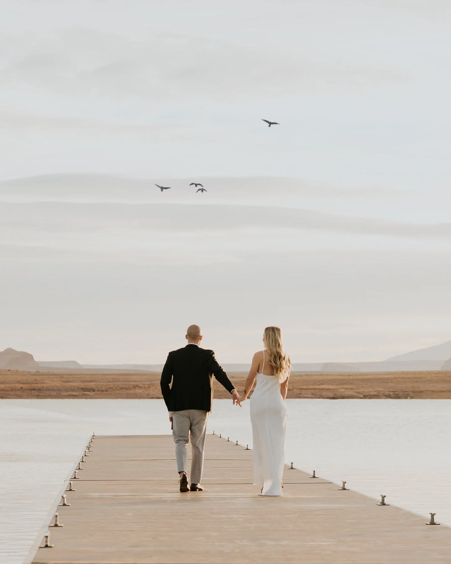 K &amp; F with quiet romance during their sunrise session. Nothing beats morning light and an effortlessly in-love couple&hellip;
.
.
#utahelopementphotographer #utahweddingphotographer #utahportraitphotographer wedding photographer, destination coup