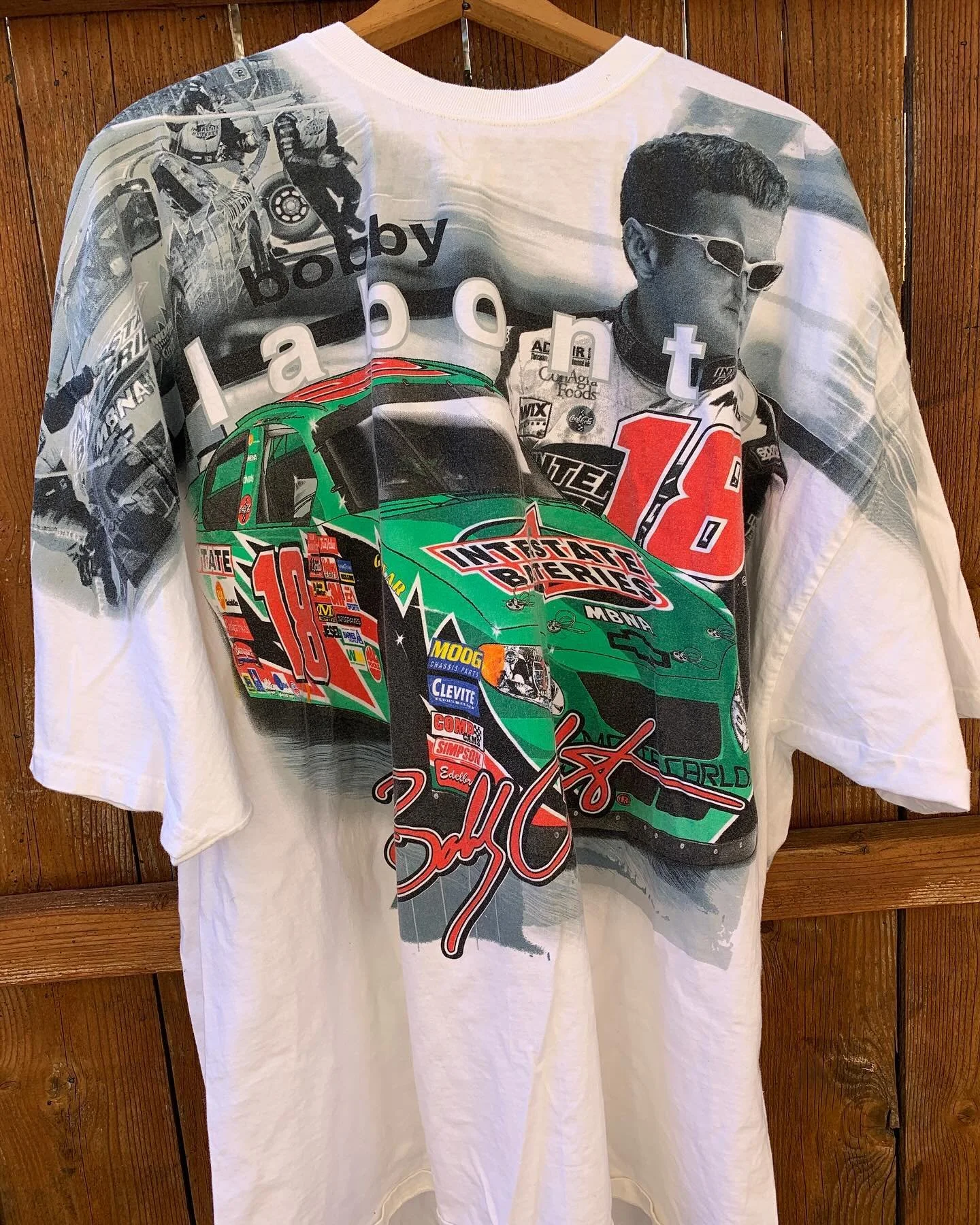 AOP Bobby Lapbonte &amp; Budweiser Kenny Bernstein racing tees 🏁🏎️🏁