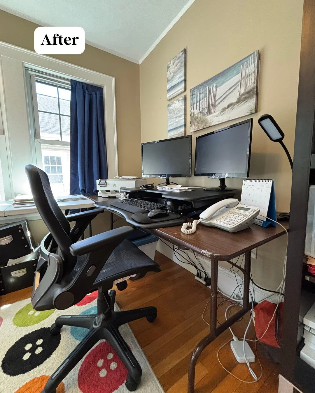 When life gets full, it is easy for paperwork, projects, and &ldquo;I will deal with it later&rdquo; piles to take over.

We reworked this home office layout to create better flow, simplify the setup, and make it easy to stay organized through real l