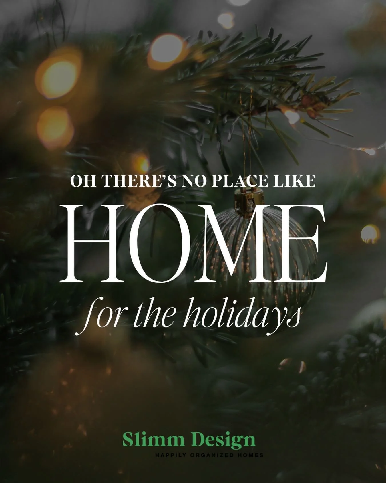 Happy Holidays from all of us at Slimm Design! ✨

We hope your home feels extra cozy, your coffee stays warm, and the only thing overflowing this week is gratitude (not laundry).

Thank you for letting us be part of your homes and your chaos this yea