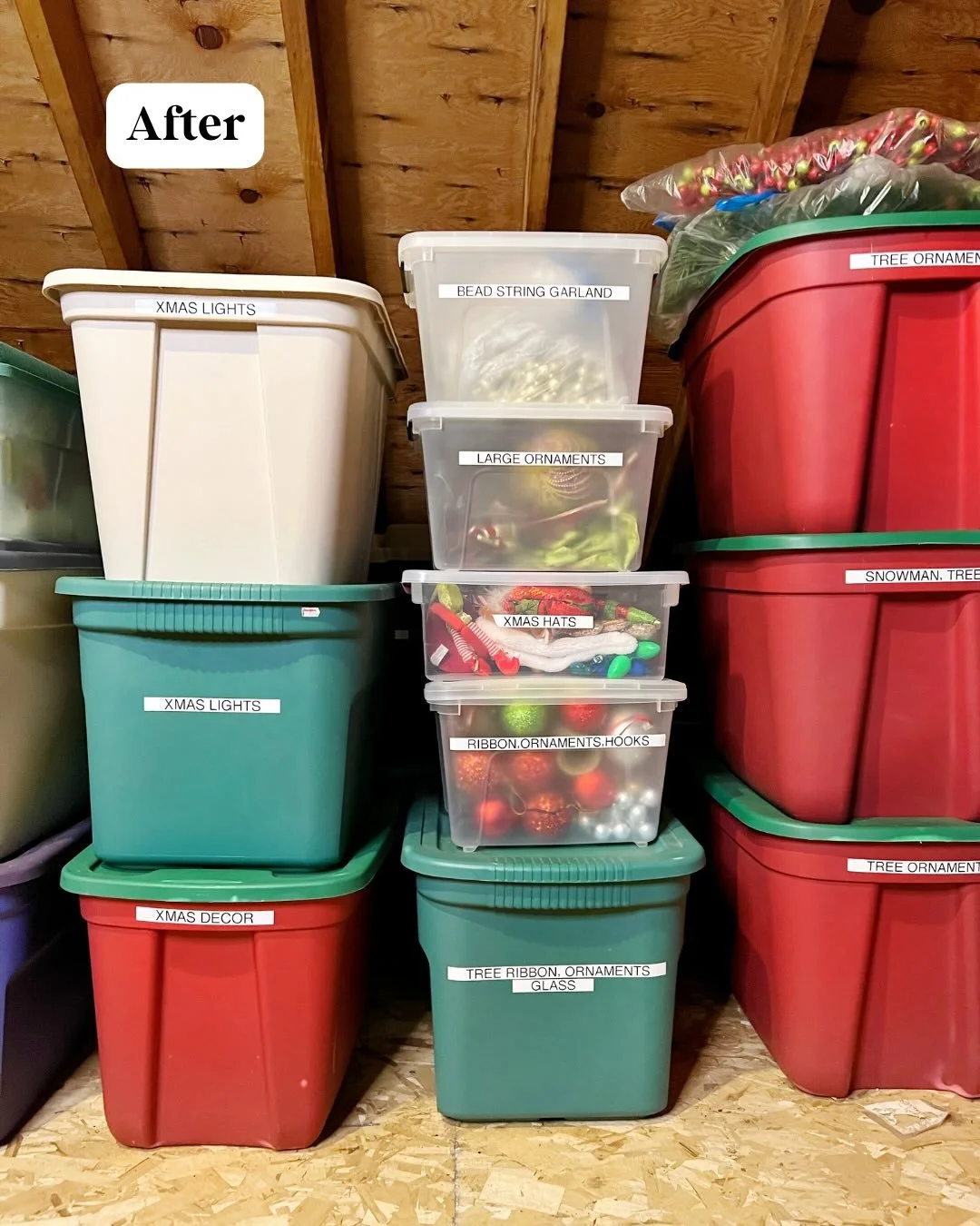 The holiday cleanup hangover is real. 🎁

If your attic or storage room looks like a tangle of garland and mystery bins, we&rsquo;ve been there. Let us help you reset your space so next year you can actually find everything without risking your life 