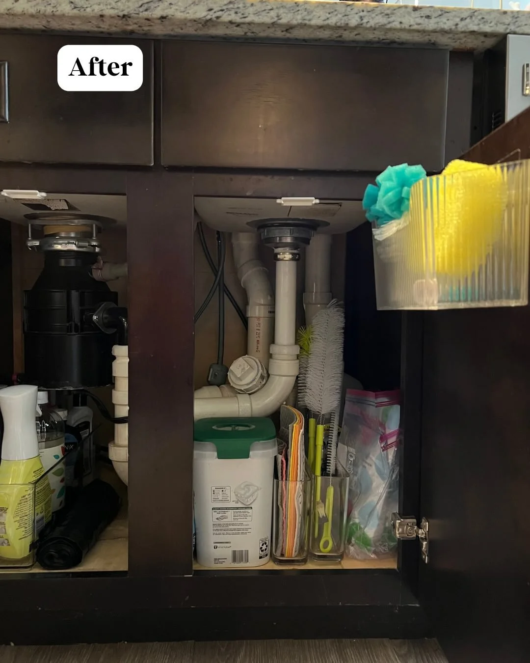 The space under the sink is where cleaning supplies go to disappear. You know it&rsquo;s in there somewhere, you just don&rsquo;t know where.

Suddenly you&rsquo;re pulling everything out onto the floor, losing patience, and shoving it all back in be