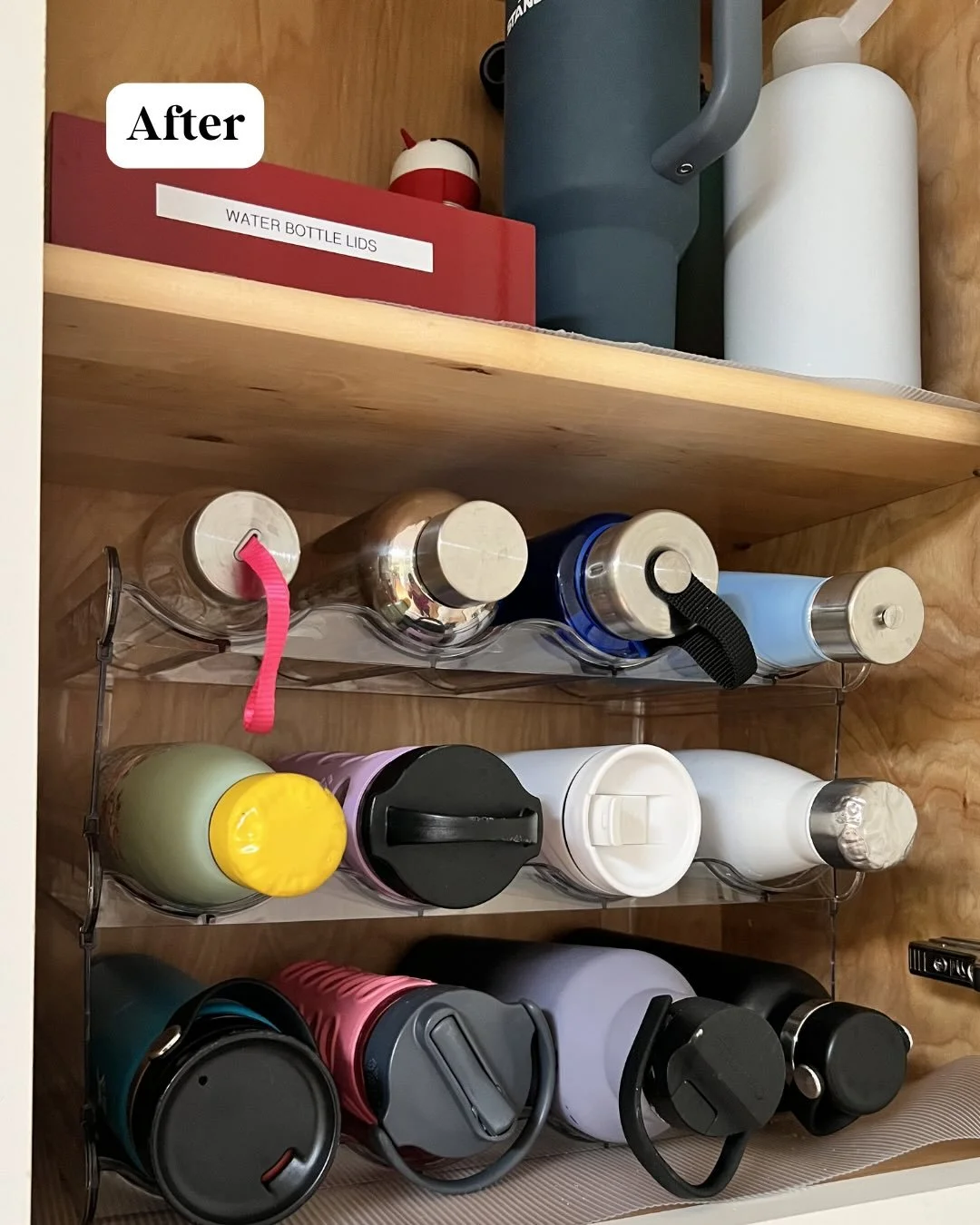 We know emotional support water bottles are a thing&hellip; and we&rsquo;re not here to tell you to get rid of them.

But when they&rsquo;re all in a drawer, it turns into a jumbled mess. You&rsquo;re digging around, looking for the right lid, trying