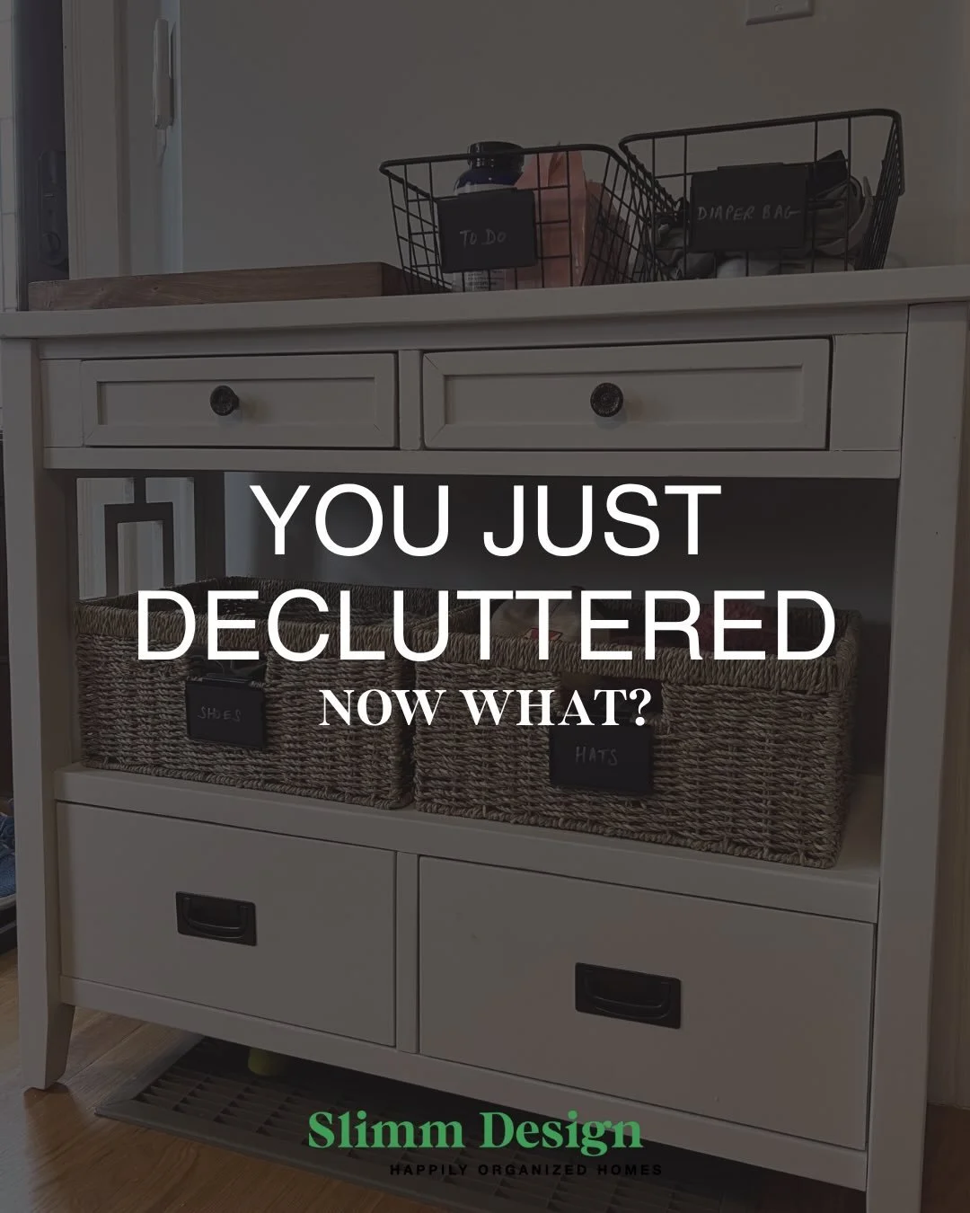 You finally decluttered and swore this time would be different. 🙃

Fast forward a week and you&rsquo;re staring at a pile thinking didn&rsquo;t I just deal with this?

Decluttering is the most important place to start. Otherwise you&rsquo;re just pu