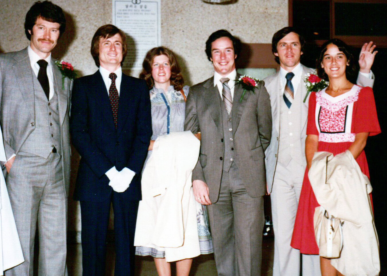Mary and I went to Korea and attended Mark Feig's wedding.
