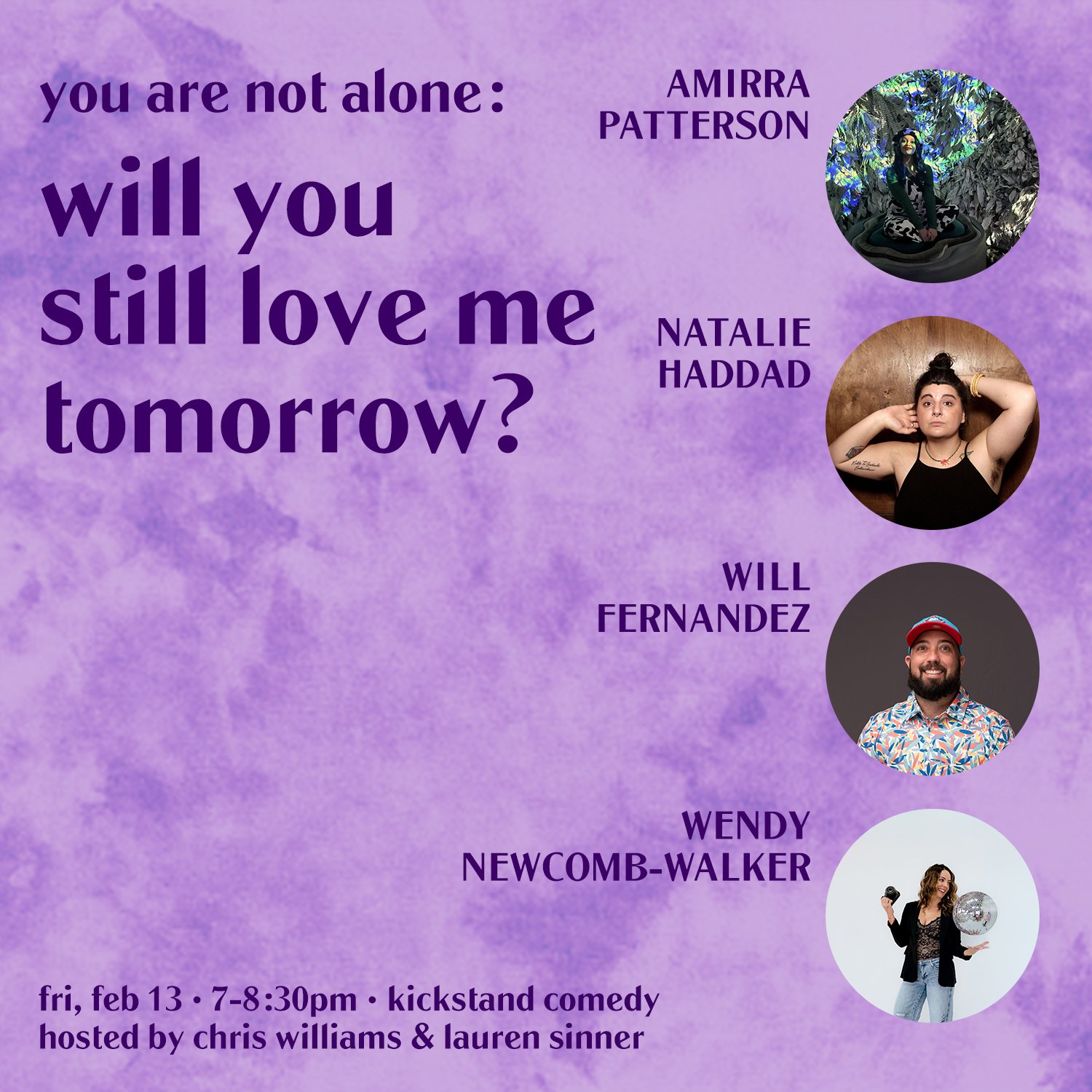 You Are Not Alone: Will You Still Love Me Tomorrow?