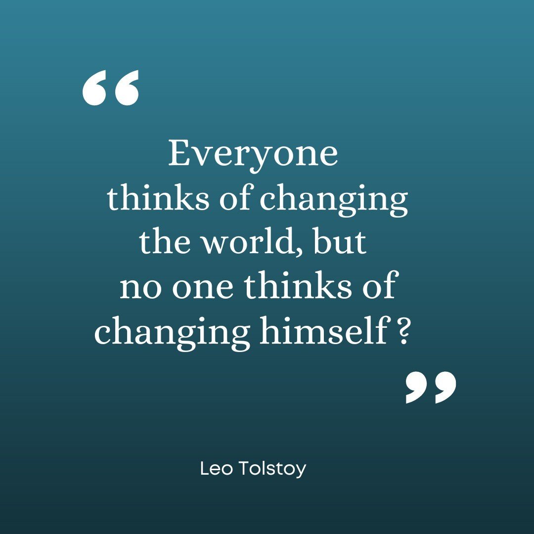 With the turmoil in the world today remember We can change the world when we start changing ourselves. 

We can end the generational trauma with us. We can start the healing.