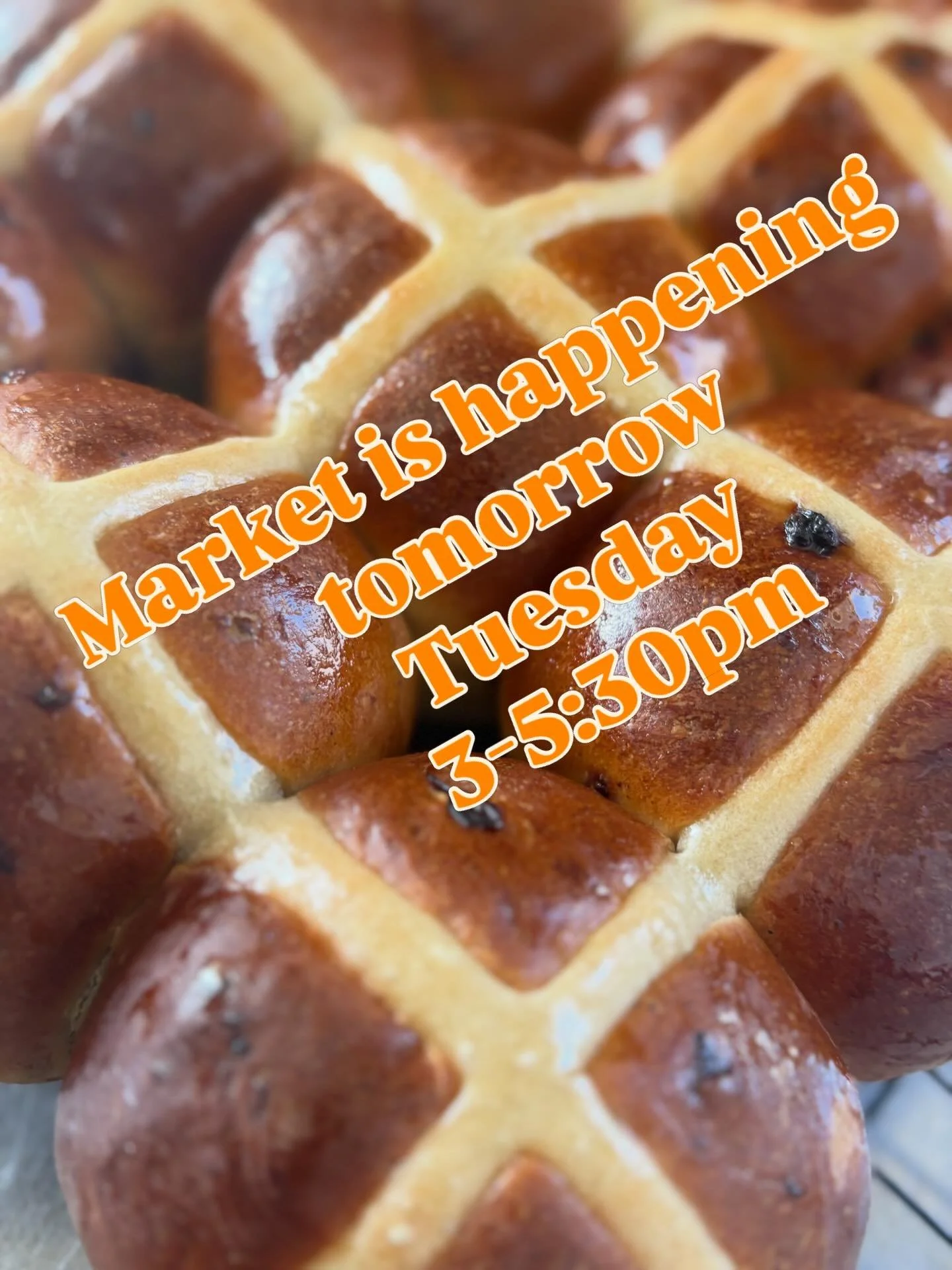 It looks like the market will have you covered this week!
Come by and support your local farmers and producers!
@bandtbakedgoods has you covered with Easter goodies as well as bread to get you through the week!
Mrs Halls Honey has got your honey to k