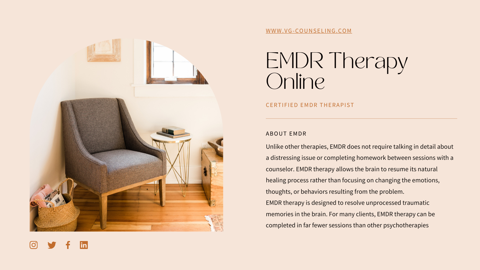 Emdr Therapy Online Florida — Very Good Counseling