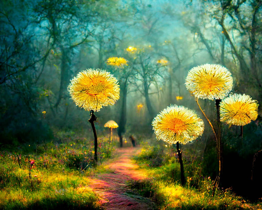 truby_walking_through_neverland_forest_with_bright_colors_at_su_61b51804-d995-4108-8cdd-182cb7a27b1a.png