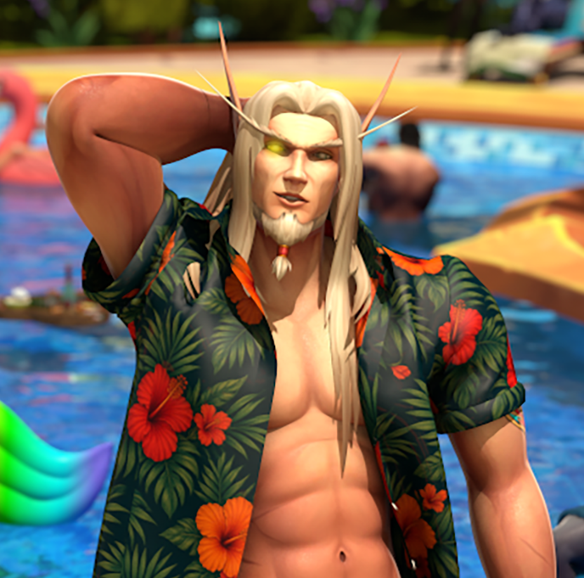 Poolside Pose - GTA6 Style