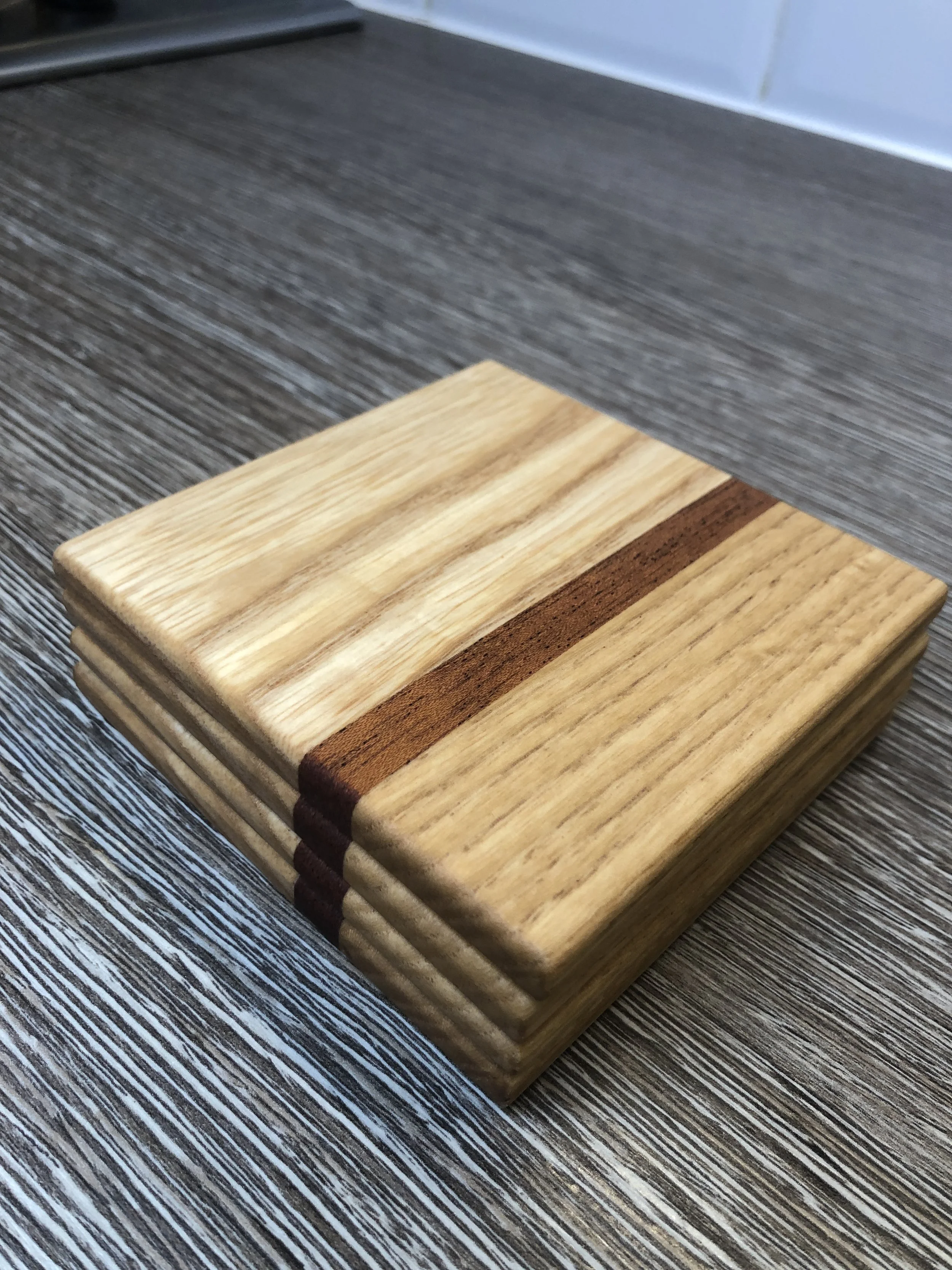 ash and sapele coasters.JPG