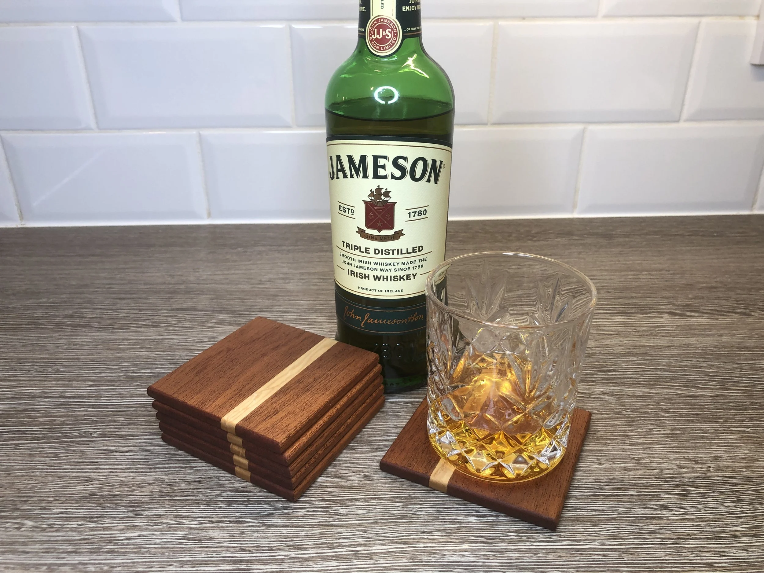 sapele and ash coasters 2.JPG