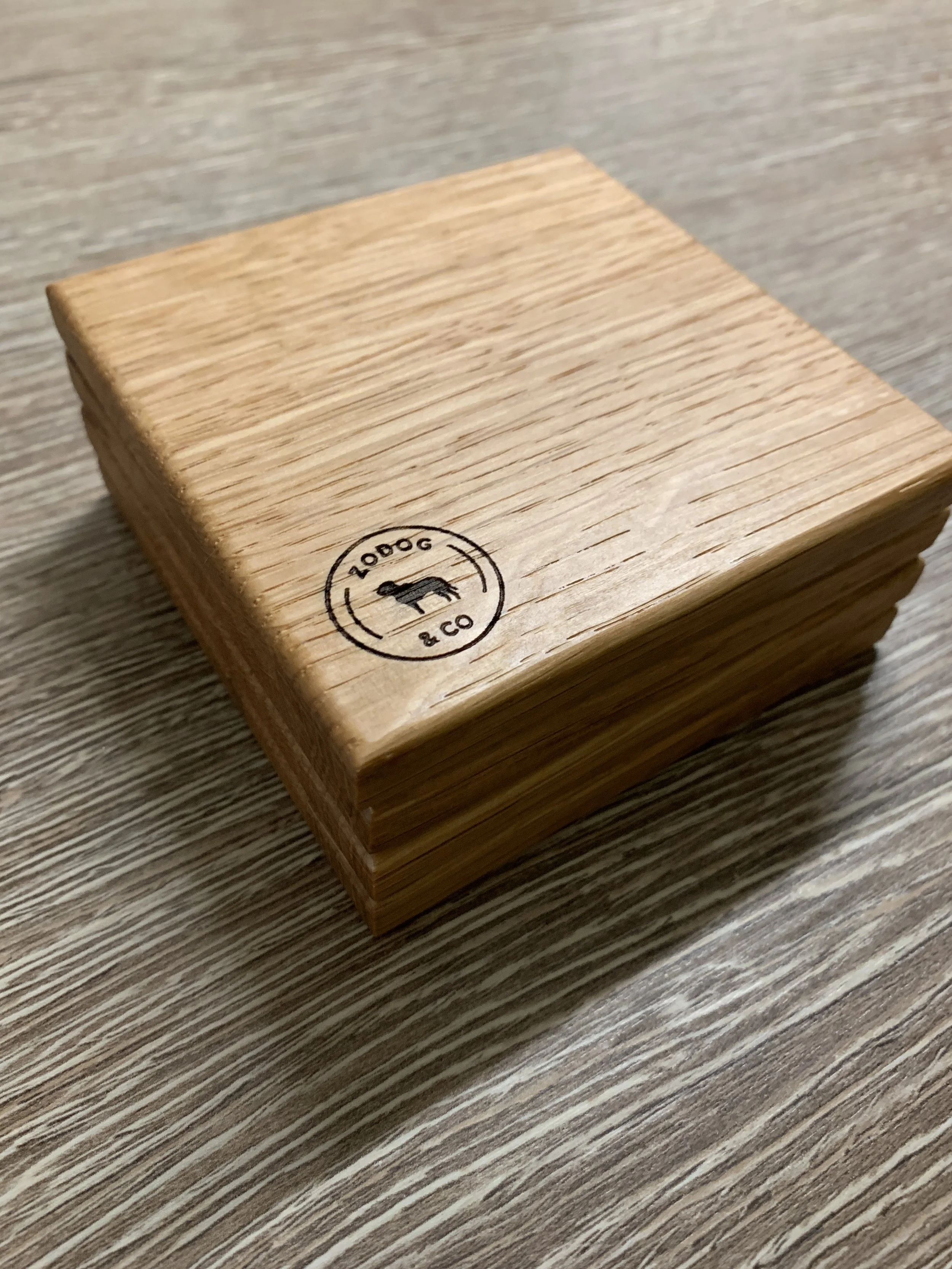 Premium Oak Coasters - Free Engraving