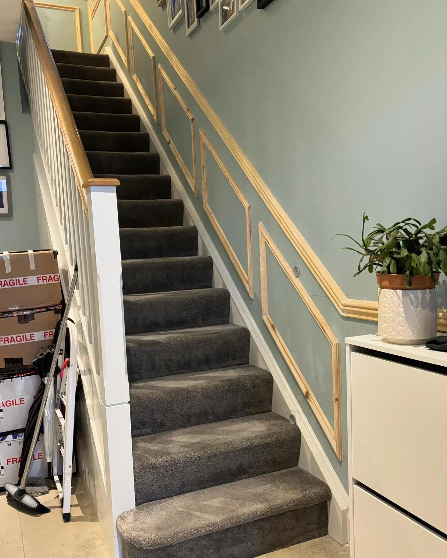 Moulded timber panelling and matching dado rail supplied and fitted in Greystones 😍
Lovely family, great house, dying to see this after the painters are finished with it in a couple of weeks!
#carpentry #panelling #wallpanelling #frenchpanelling #