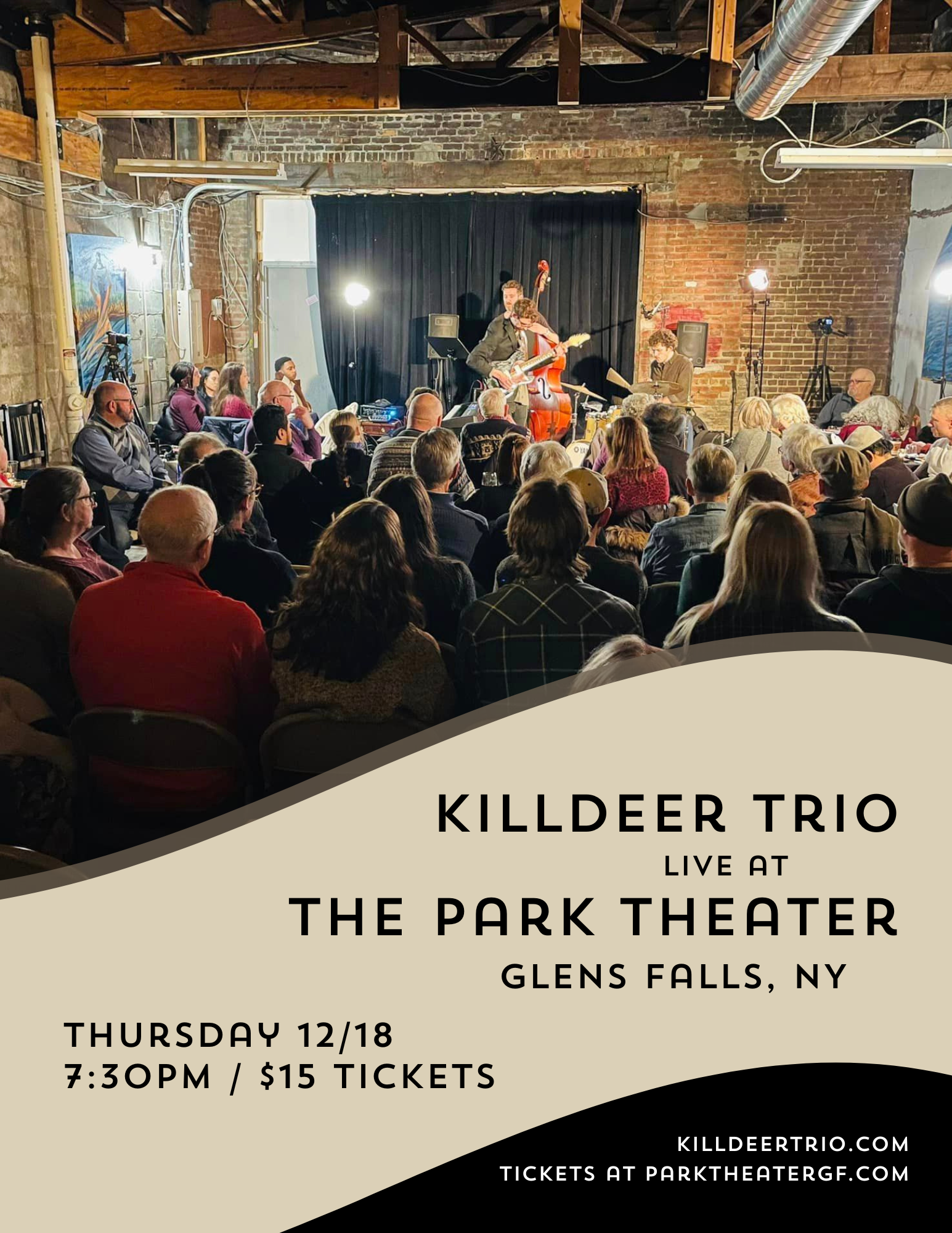 Killdeer Trio at The Park Theater Glens Falls