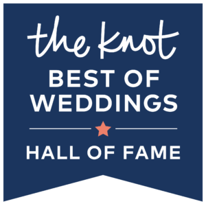 The Knot Hall of Fame Award for Wedding Photographer and Videographer