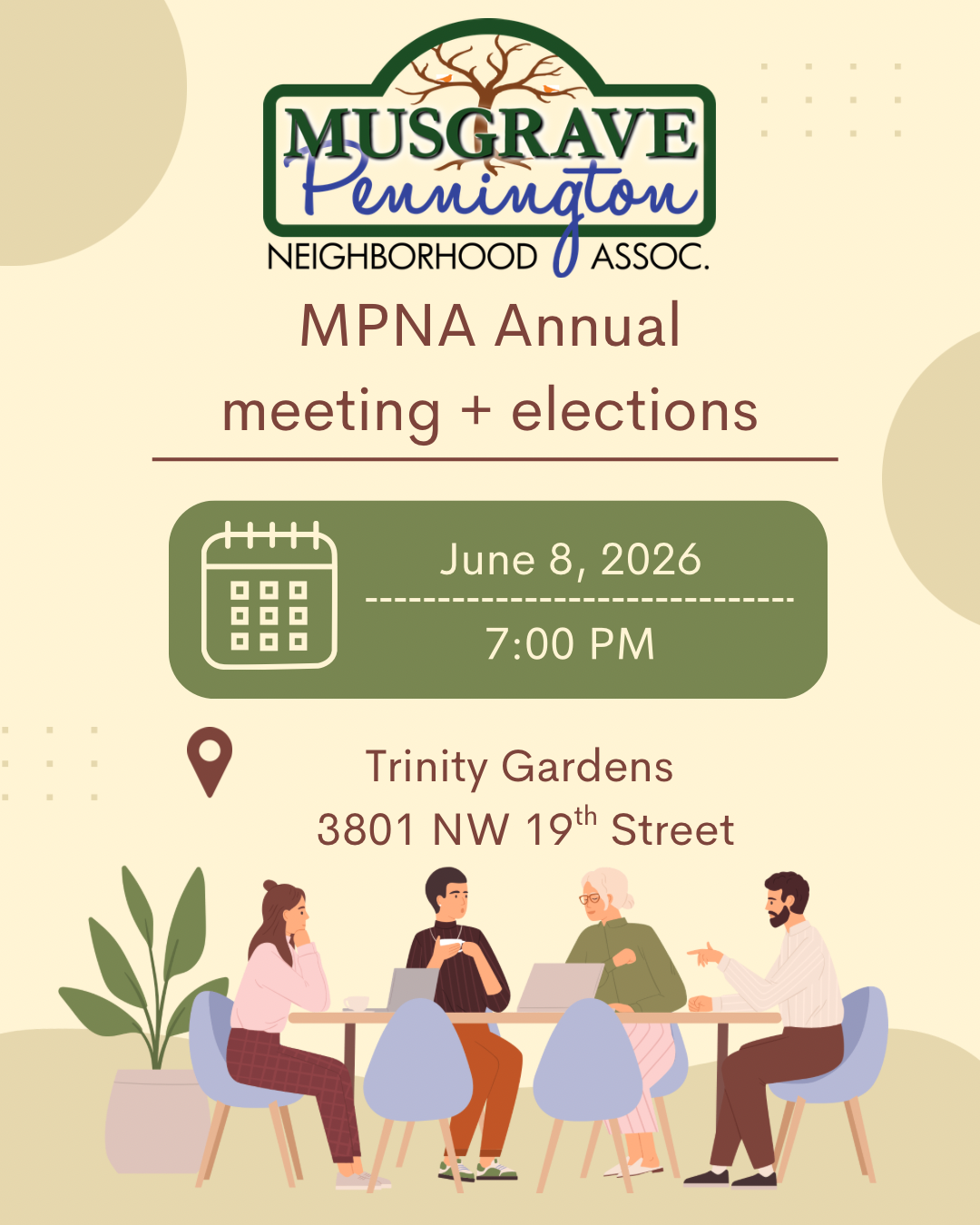 MPNA Annual Meeting + Elections