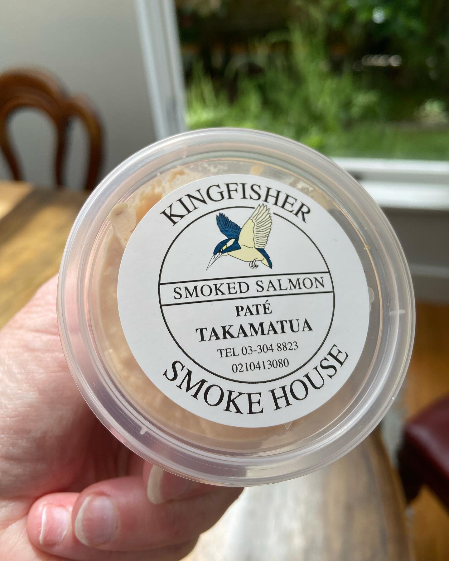 I have just been given this delicious smoked salmon pate made by kingfisher smoke house in Takamatua using my horseradish, it is Devine !! Keep a look out for it.