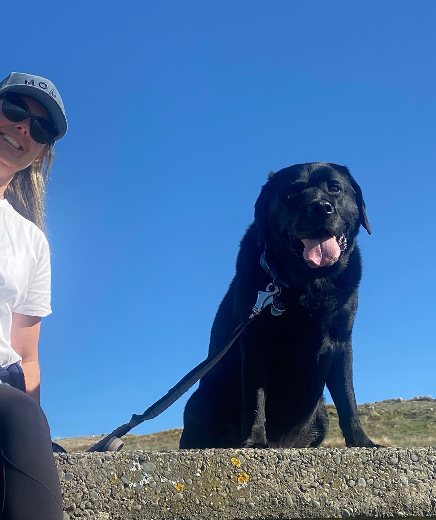 Me and Ted Murray on our Anzac walk out to Godley Heads, gorgeous day in Christchurch today.