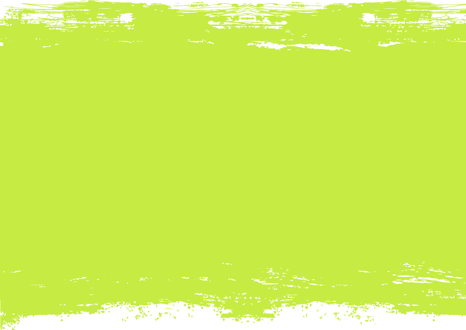 A predominantly lime green background with a black border at the top and bottom. The image appears to be corrupted or glitched.