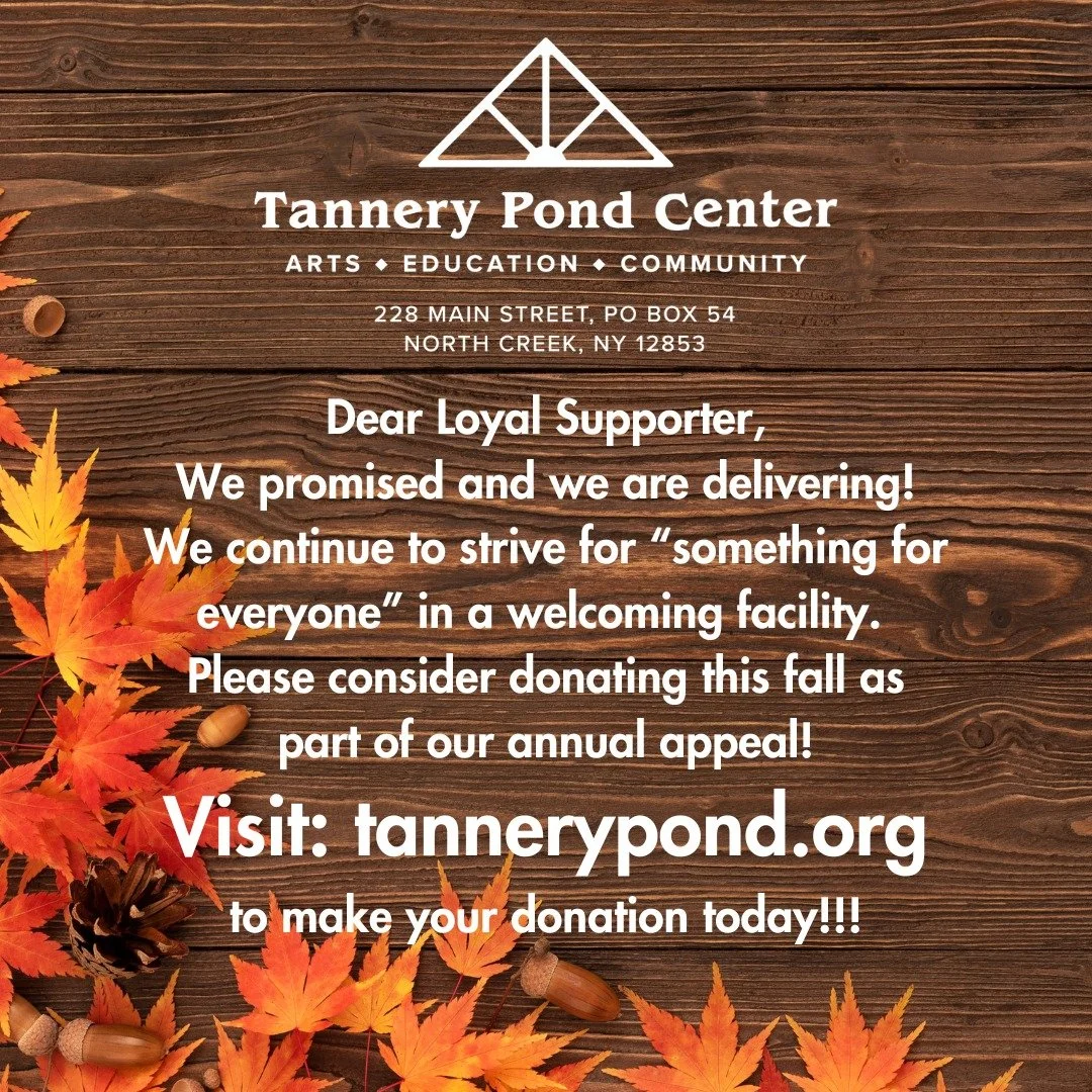 Tannery Talk: Dr. John Rugge &amp; Annual Appeal