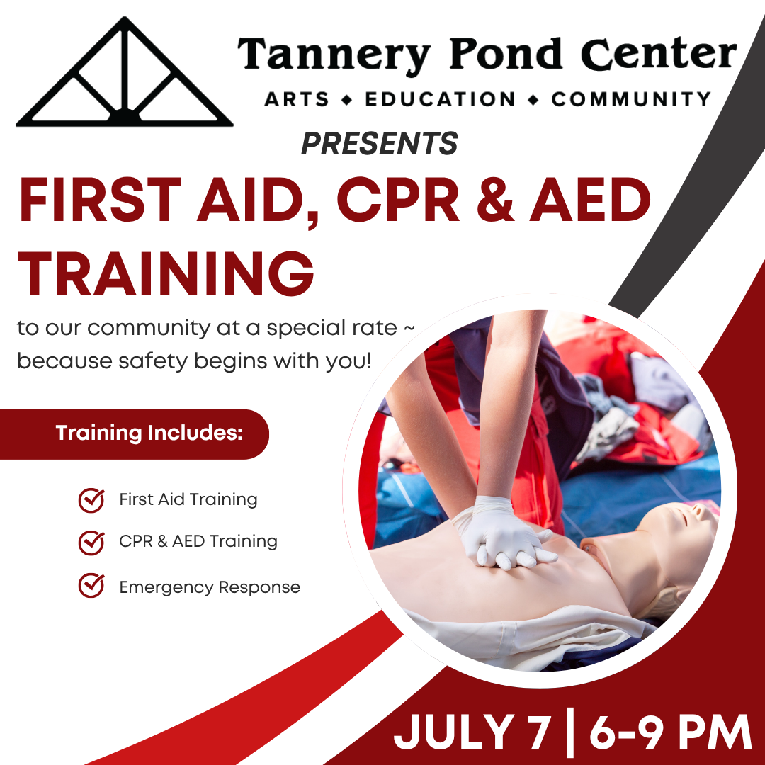 CLASS | First Aid, CPR &amp; AED Training | Presented by TPC