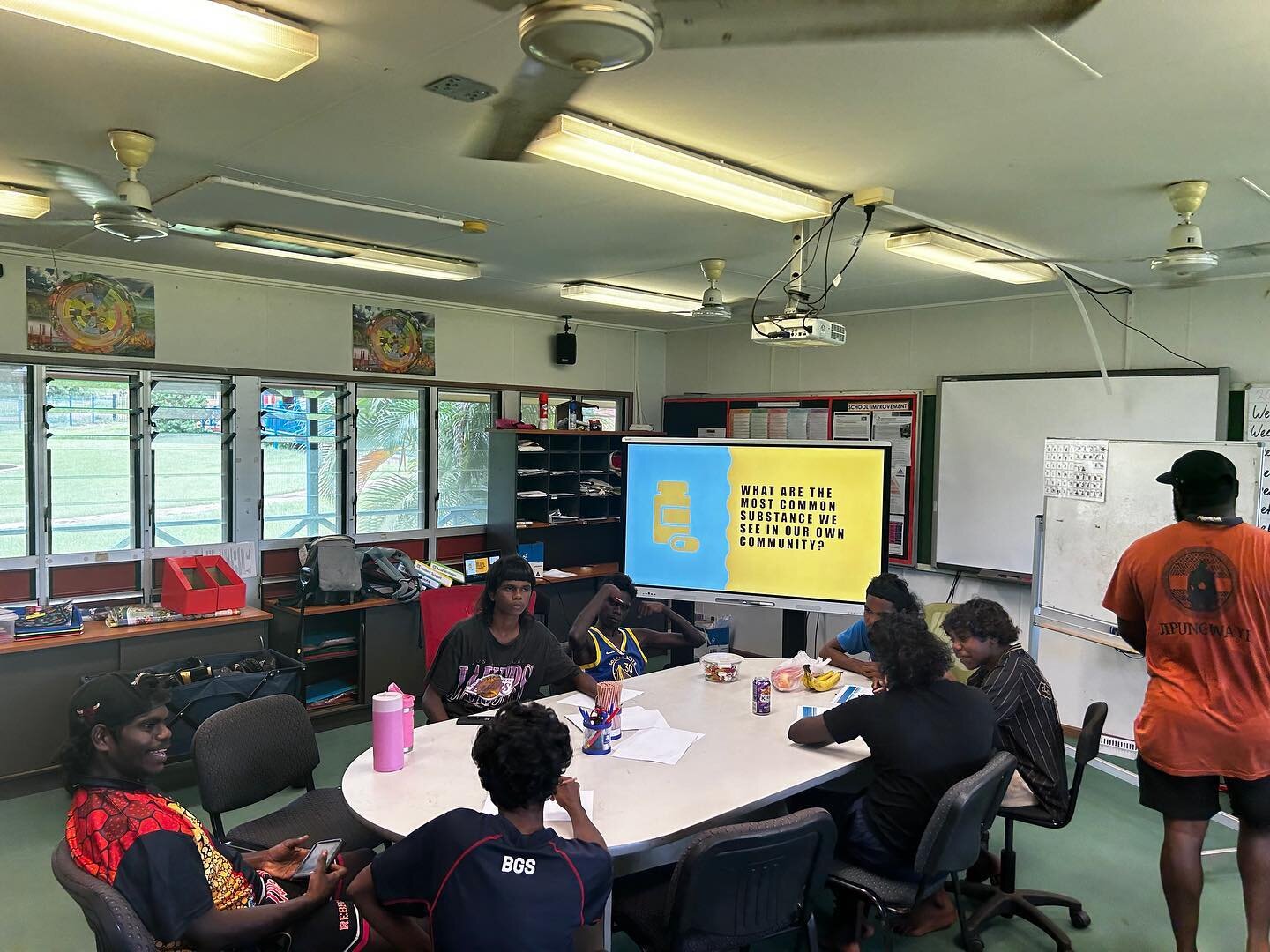 Tiwi College have partnered with Jipungwayi, Mikey Coombes to engage with the students from Milikapiti Community. 

The students will be going through alcohol and other drugs - with a specific focus on alcohol, vape, cigarettes and marijuana. 

They 