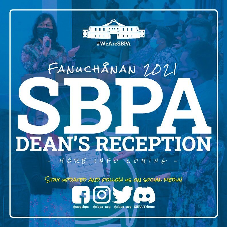 Hey Tritons! Be on the lookout for more information about the annual SBPA Dean&rsquo;s Reception! 💚🔱

More information coming soon, Tritons! But in the meantime: masks on, tridents up, and stay safe!