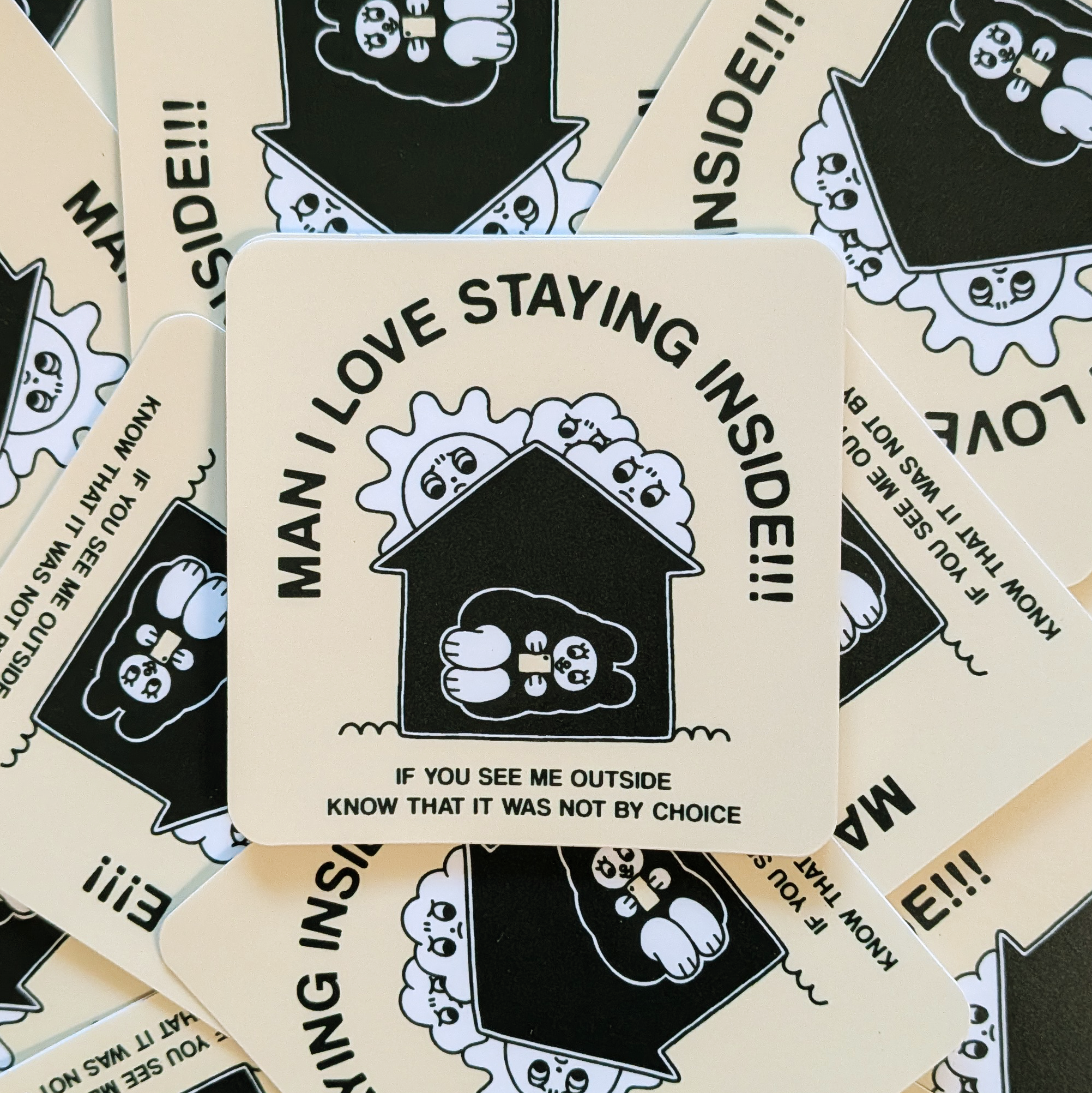 Inside Person Sticker