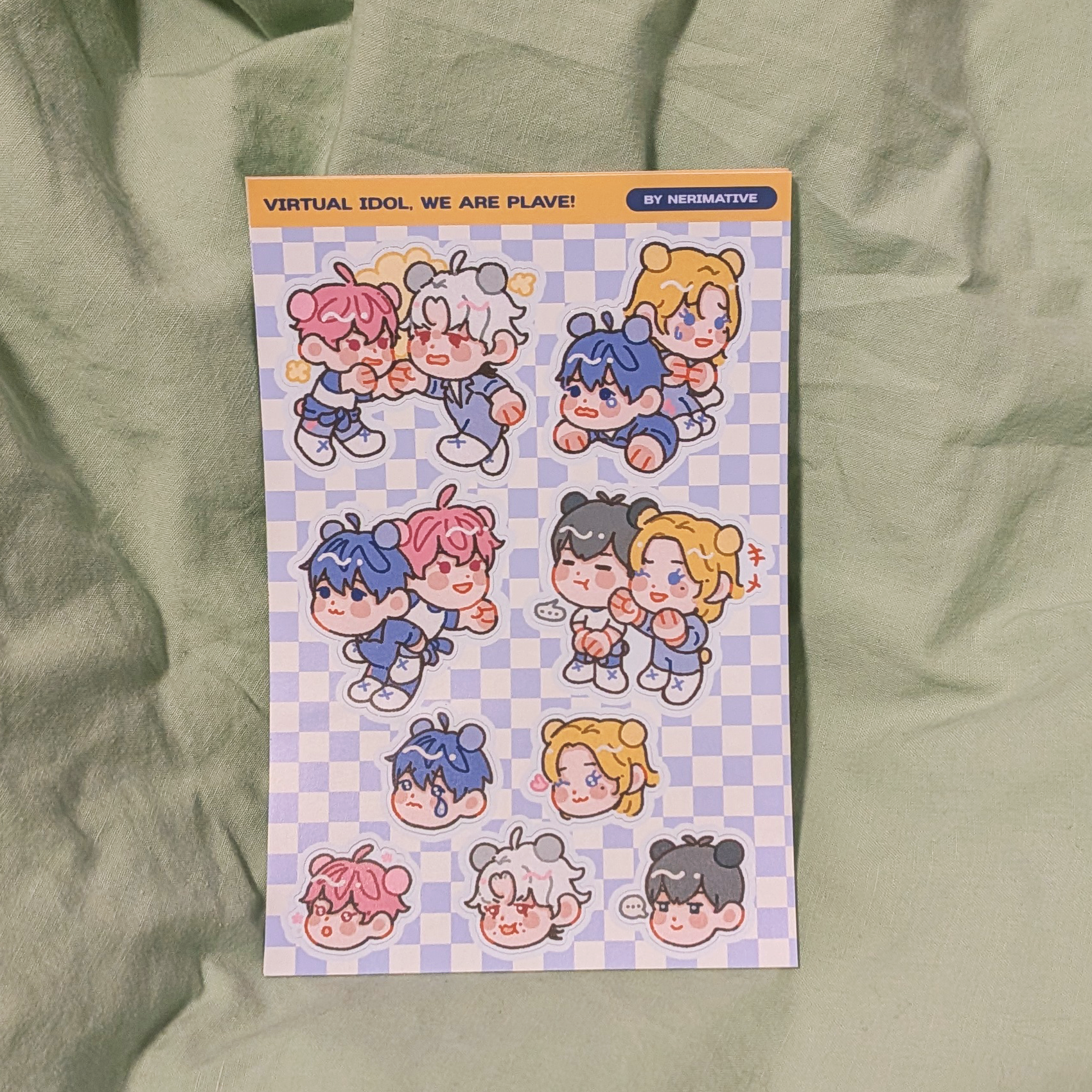 We are Plave! Sticker Sheet