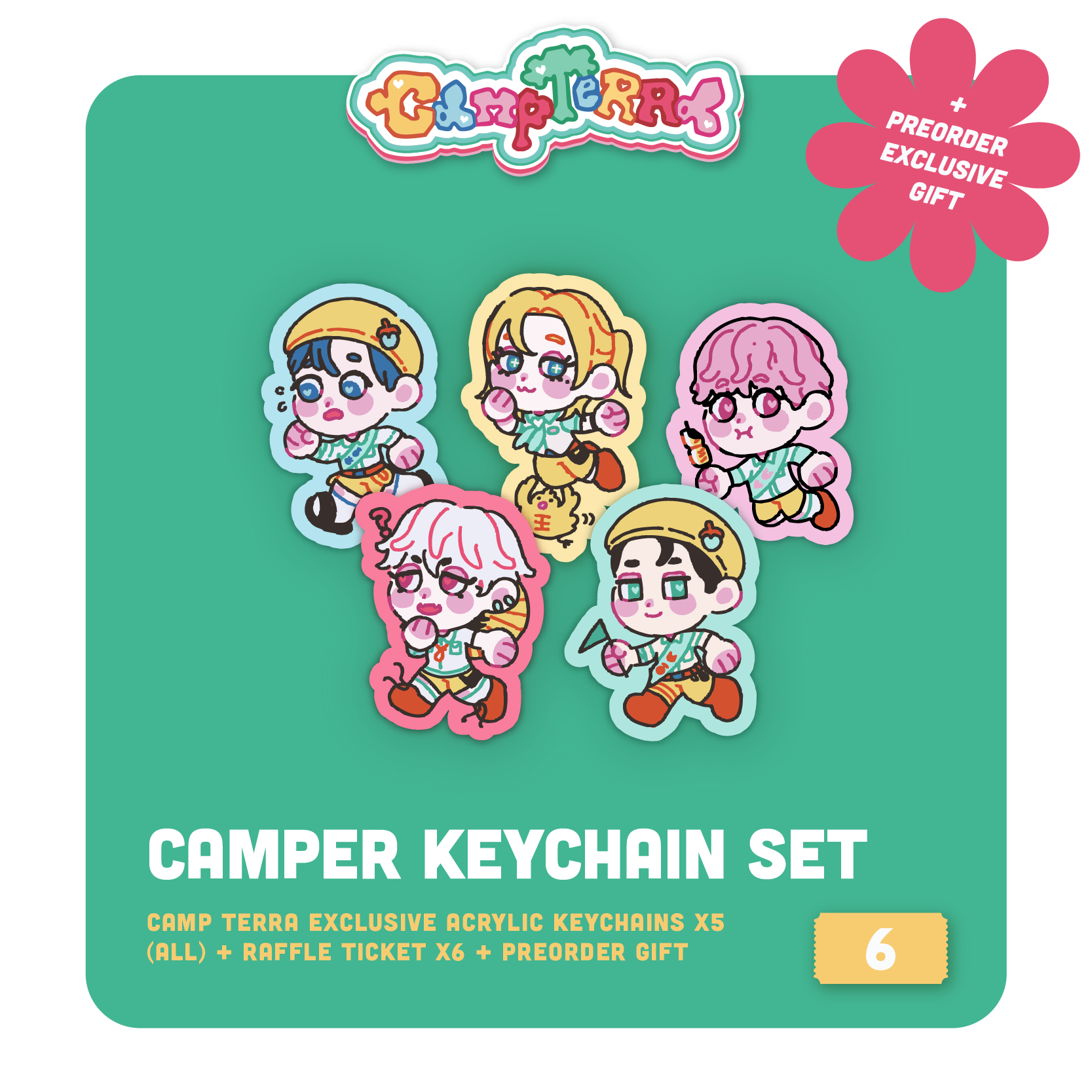 Camper Keychain Set  (+PREORDER GIFT)